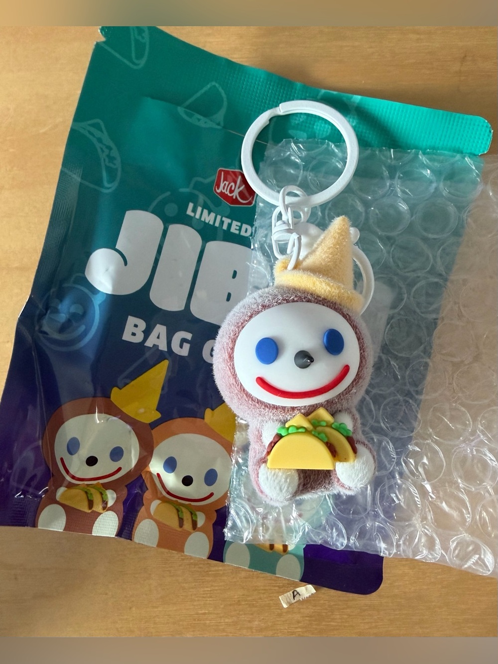 Jack In The Box Taco Jibbi Keychain Bag Charm TOASTY Savory Series